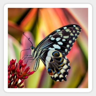 Citrus Swallowtail Butterfly | African Wildlife Sticker